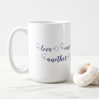 Aimez les uns les autres  tasse à café