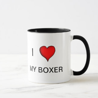 Aimez ma tasse de boxeur