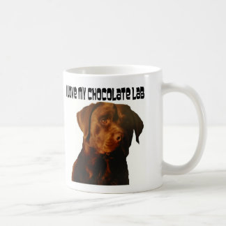 aimez ma tasse de laboratoire de chocolat