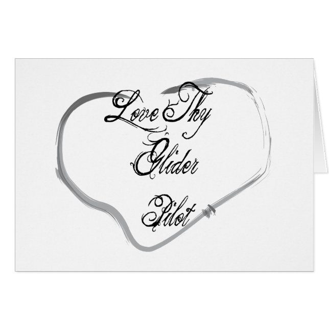 Aimez Thy pilote de planeur (Devant horizontal)