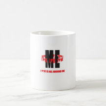 "Aimez tous autour de moi" tasse - petite copie