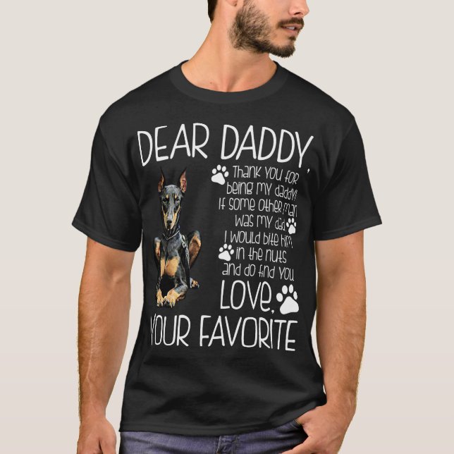 Aimez votre T-shirt préféré de chien de dobermann (Devant)