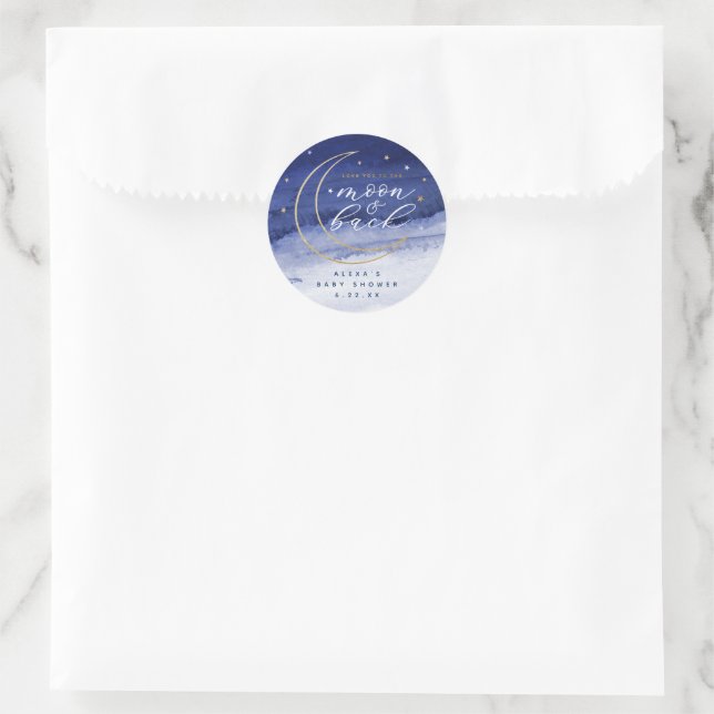 Aimez-vous à la Lune et les Stickers du dos (Sac)