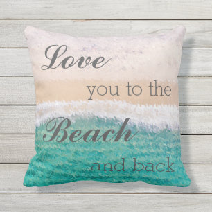 Aimez-vous au coussin extérieur de plage et de dos