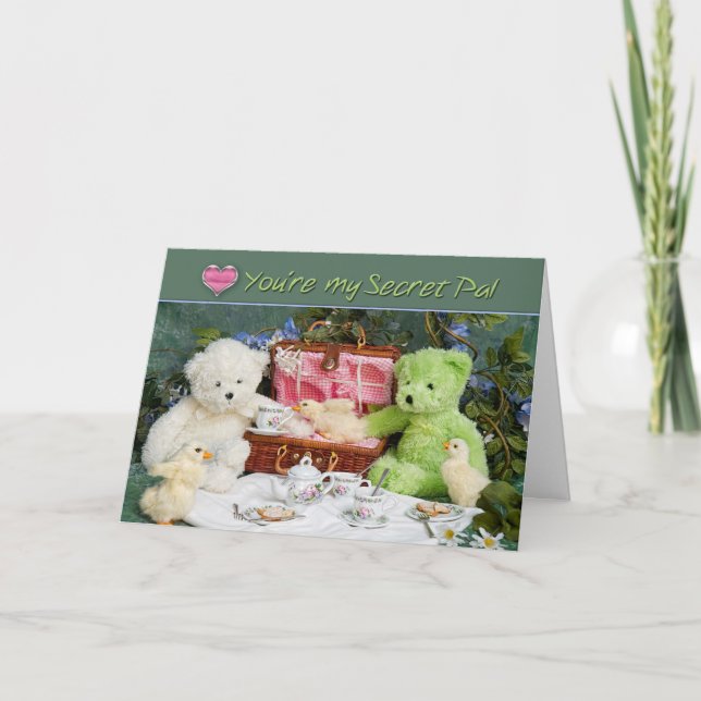 Aimez vous avoir pour un Pal Secret - carte de voe (Devant)
