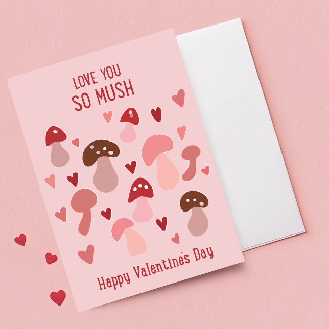 Aimez-vous si de champignons Valentines carte de j (Créateur téléchargé)