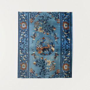 Aincent Chinese Deep Royal Blue  Tapestry