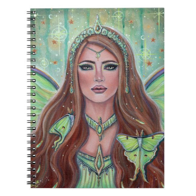 Aine Irish goddess fairy by Renee Lavoie Notebook (Front)