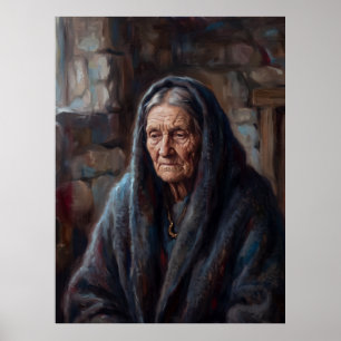 Aînée de la cheminée silencieuse - Portrait Poster