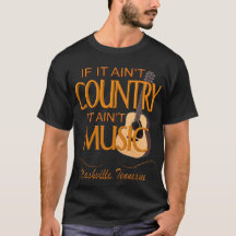Ain't Country Ain't Music Men's Dark T-Shirt