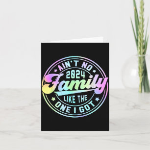 Ain't family like the one got matching family card