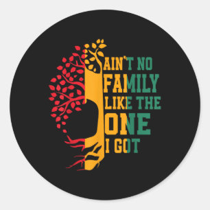 Aint No Family Like The One I Got Family Reunion M Classic Round Sticker