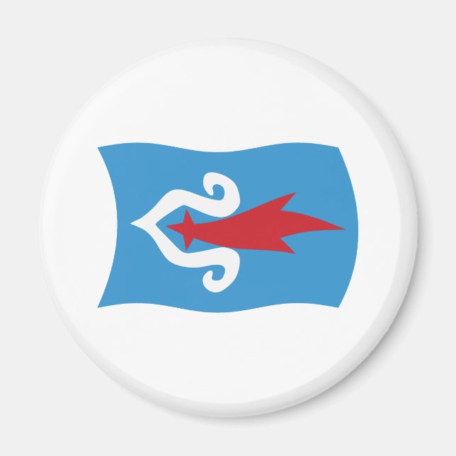 Ainu People Flag Magnet (Front)