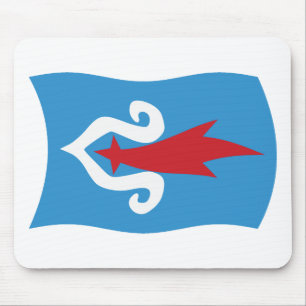 Ainu People Flag Mousepad