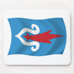 Ainu People Flag Mousepad
