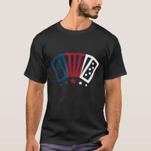 Air Accordion American Flag Music Idea T-Shirt