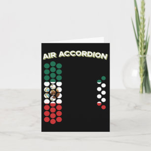 Air Accordion Mexico Flag Cinco De Mayo Music Gift Card