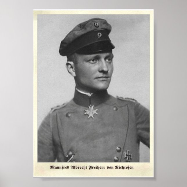 Air Aces: Mannfred von Richtofen - The Red Baron Poster (Front)