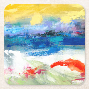 Air Apparent I Square Paper Coaster