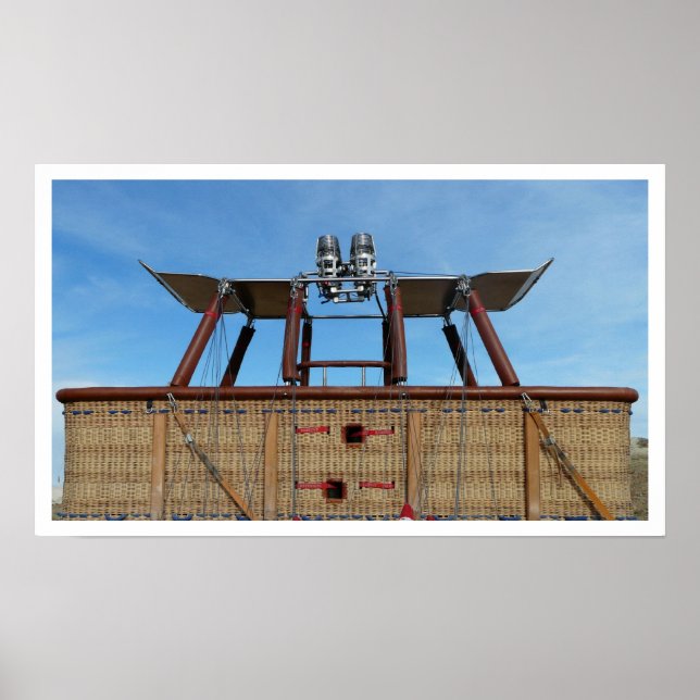 Air Balloon Basket Poster (Front)