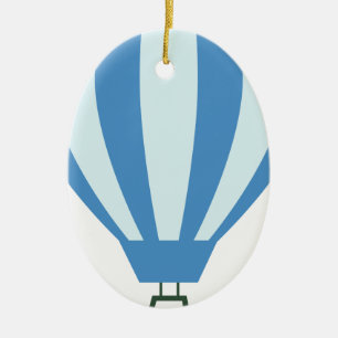 Air Balloon Ceramic Ornament