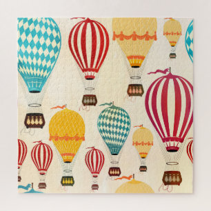 Air balloon: playful pattern design. jigsaw puzzle
