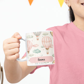 Air Balloons Adventure Kids Mug