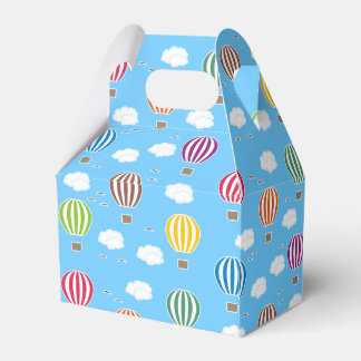 Air Balloons Pattern Favor Box
