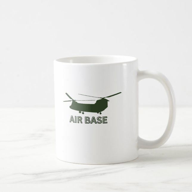 AIR BASE Graphic Mug with   Bold Military-Inspired (Right)