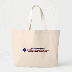 Air/Blood Large Tote Bag