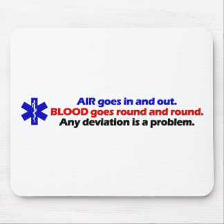 Air/Blood Mouse Pad