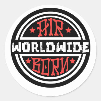 AIR BORN WORLD WIDE STICKER