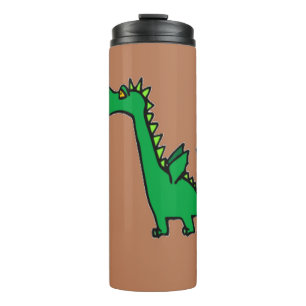 Air breathing green dragon thermal tumbler