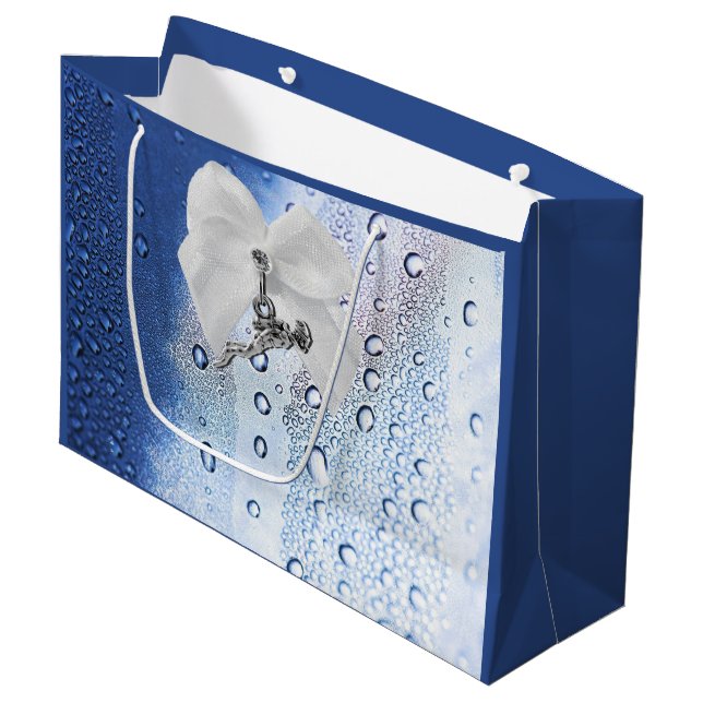 Air Bubbles Large Gift Bag (Front Angled)