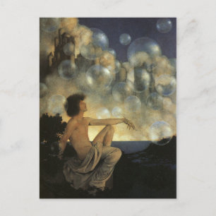 Air Castles, Maxfield Parrish Fine Vintage Postcard
