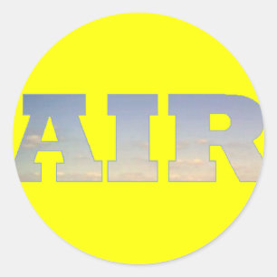 Air Classic Round Sticker
