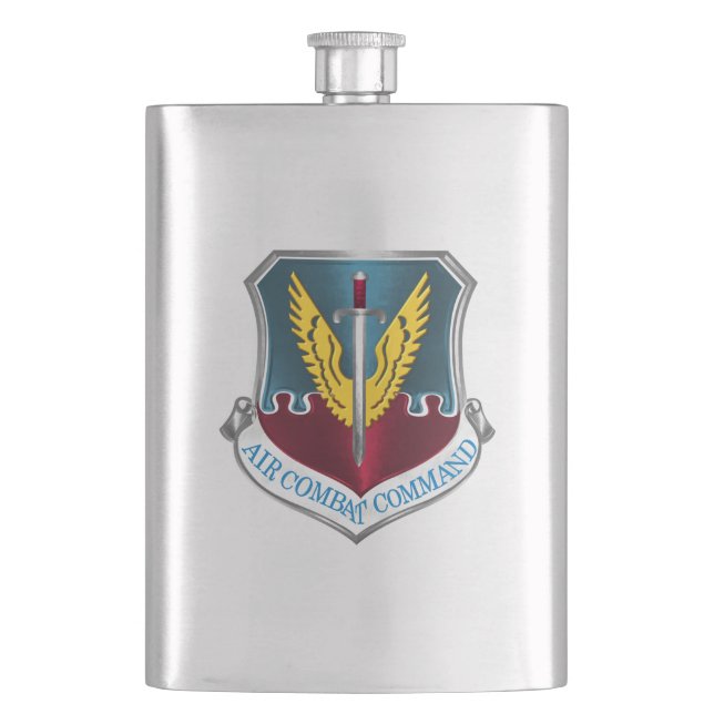 Air Combat Command –“ACC” Hip Flask (Front)