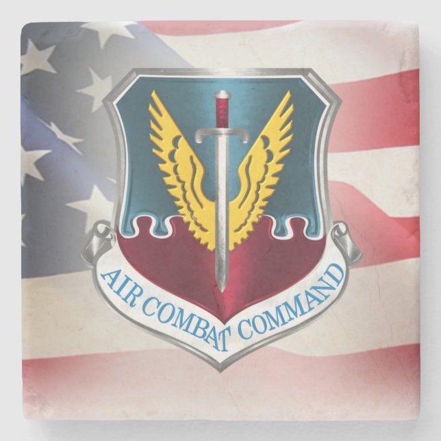 Air Combat Command –“ACC” Stone Coaster (Front)