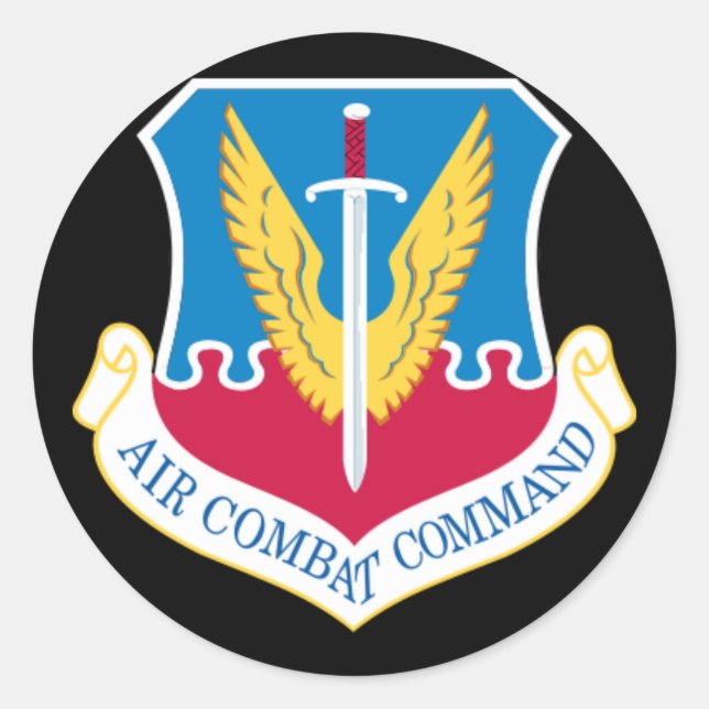 Air Combat Command Sticker (Front)