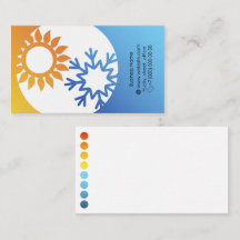 Air conditioner business card