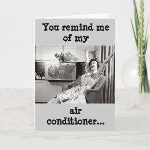 Air Conditioner Greeting Card