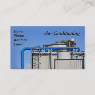 Air Conditioning and Industrial Cooling Business Card