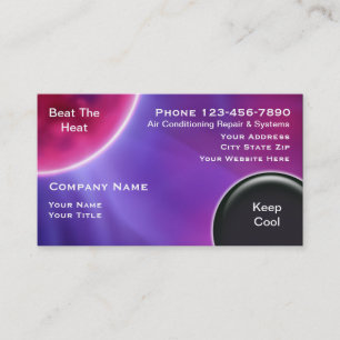 Air Conditioning Business Cards