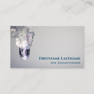 Air Conditioning Expert Cooling Compressor HVAC Business Card