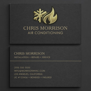 Air Conditioning Professional Business Card