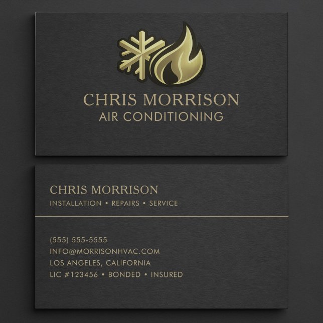 Air Conditioning Professional Business Card (Creator Uploaded)