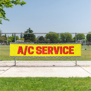Air Conditioning Service Automotive Shop Large Banner