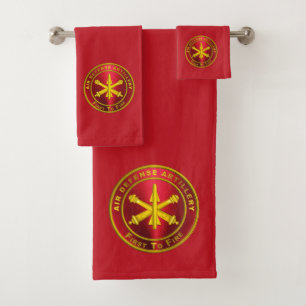 Air Defense Artillery  Bath Towel Set