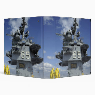 Air department Sailors test the sprinkler syste Binder