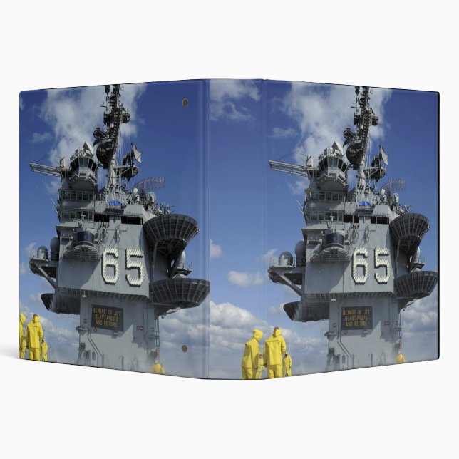 Air department Sailors test the sprinkler syste Binder (Background)